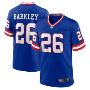 New York Giants Saquon Barkley Classic Player Game  Royal