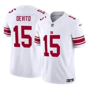 New York Giants Tommy DeVito White 2023 Vapor Untouchable Limited Stitched s