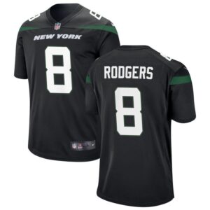 New York Jets Aaron Rodgers Game  - Black
