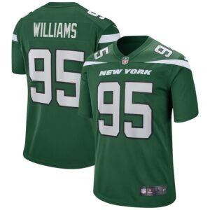 New York Jets Quinnen Williams Game Vapor  Green