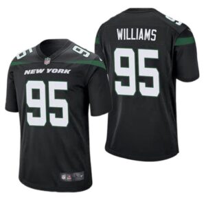 New York Jets Quinnen Williams Vapor  - Black
