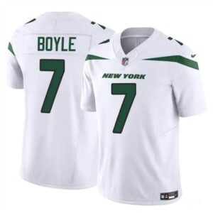 New York Jets Tim Boyle 2023 White Vapor Untouchable Limited Stitched s