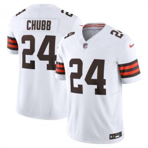 Nick Chubb Cleveland Browns Vapor F.U.S.E. Limited  - White