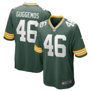 Nick Guggemos Green Green Bay Packers Home Game Player