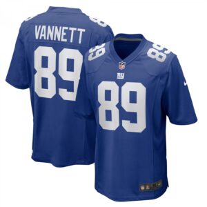 Nick Vannett Royal New York Giants Home Game Player