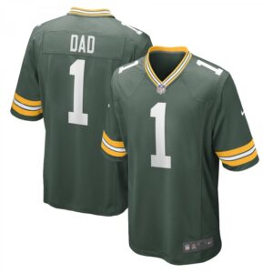 Number 1 Dad Green Green Bay Packers Game