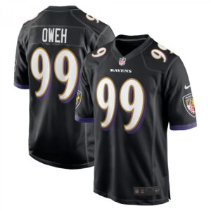 Odafe Oweh Baltimore Ravens Game  - Black