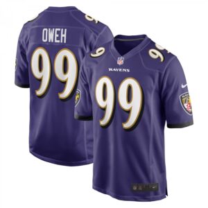 Odafe Oweh Baltimore Ravens Game  - Purple
