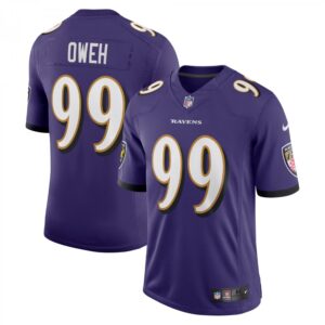 Odafe Oweh Baltimore Ravens Vapor Limited  - Purple