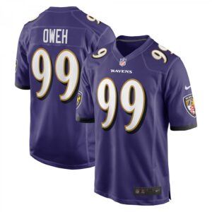 Odafe Oweh Purple Baltimore Ravens Game