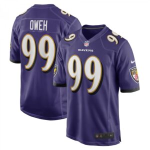 Odafe Oweh Purple Baltimore Ravens Game Player