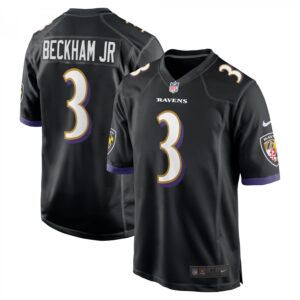Odell Beckham Jr. Baltimore Ravens Alternate Game  - Black