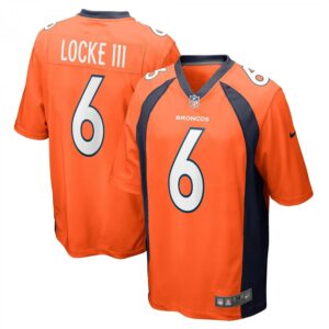 P.J. Locke Orange Denver Broncos Game Player
