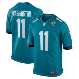 Parker Washington Jacksonville Jaguars Team Game  - Teal