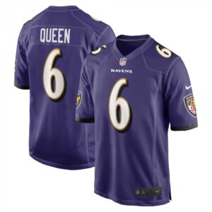 Patrick Queen Purple Baltimore Ravens Game Player