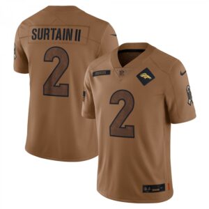 Patrick Surtain II Denver Broncos 2023 Salute To Service Limited  - Brown