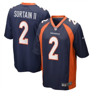 Patrick Surtain II Navy Denver Broncos Home Game Player