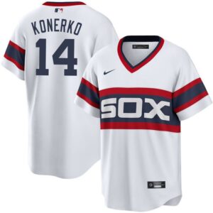 Paul Konerko Chicago White Sox 1983 Alternate White Premium Stitch Replica
