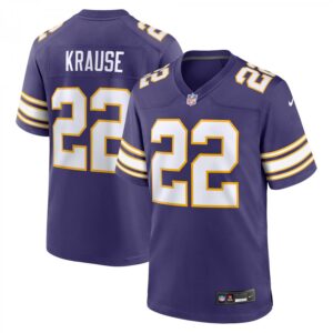 Paul Krause Minnesota Vikings Classic Retired Player  - Purple