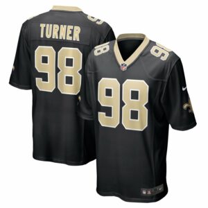 Payton Turner Black New Orleans Saints 2021 NFL Draft First Round Pick Game
