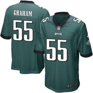 Philadelphia Eagles Brandon Graham Game  Midnight Green