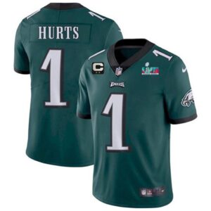 Philadelphia Eagles Jalen Hurts Super Bowl 57 Game Vapor  Green