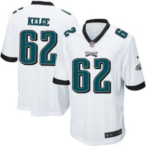 Philadelphia Eagles Jason Kelce Game  - White