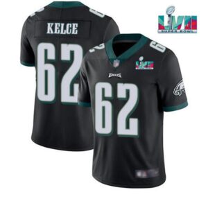 Philadelphia Eagles Jason Kelce Super Bowl 57 Game Vapor  Black