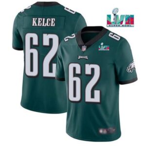 Philadelphia Eagles Jason Kelce Super Bowl 57 Game Vapor  Green