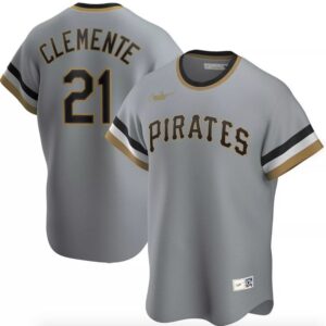 Pittsburgh Pirates Roberto Clemente Road Gray Replica