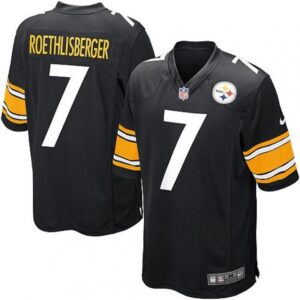 Pittsburgh Steelers Ben Roethlisberger Game  Black