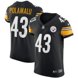Pittsburgh Steelers Troy Polamalu Vapor Untouchable  Black