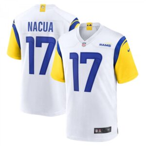 Puka Nacua Los Angeles Rams Game  - White