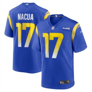 Puka Nacua Royal Los Angeles Rams Home Game