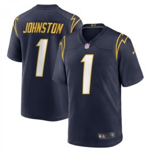 Quentin Johnston Los Angeles Chargers Alternate Game  - Navy