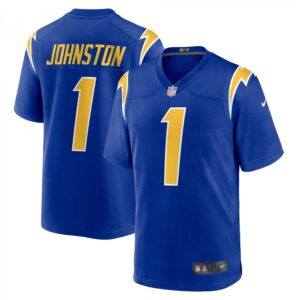 Quentin Johnston Royal Los Angeles Chargers Alternate Game