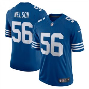 Quenton Nelson Royal Indianapolis Colts Alternate Vapor Limited