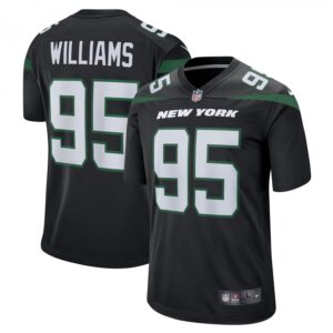 Quinnen Williams Stealth Black New York Jets Alternate Game Player