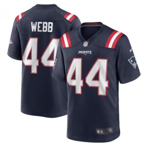 Raleigh Webb Navy New England Patriots Home Game Player