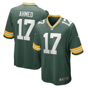 Ramiz Ahmed Green Green Bay Packers Home Game Player