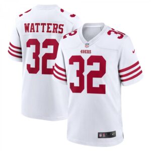 Ricky Watters San Francisco 49ers Retired Player Game  - White