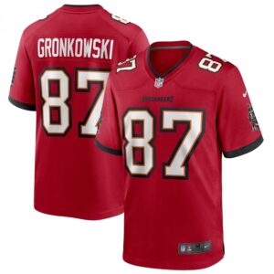 Rob Gronkowski Red Tampa Bay Buccaneers Game