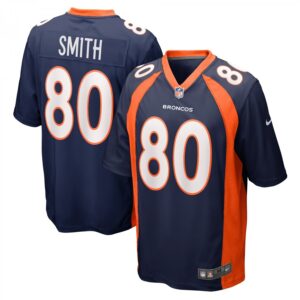 Rod Smith Denver Broncos Retired Player  - Navy