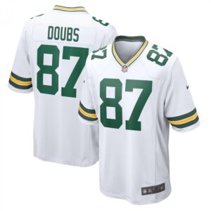 Romeo Doubs Green Bay Packers Game Player  - White