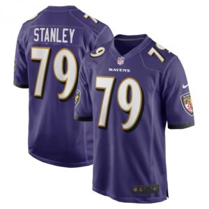 Ronnie Stanley Baltimore Ravens Game  - Purple