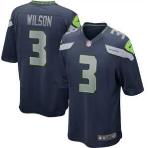 Russell Wilson College Navy Seattle Seahawks Game Player
