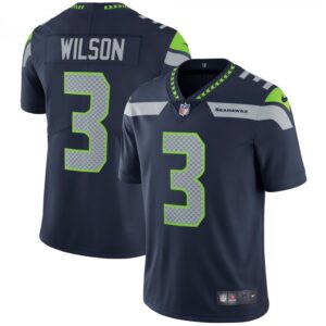 Russell Wilson College Navy Seattle Seahawks Vapor Untouchable Limited Player