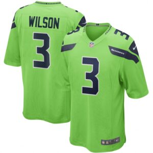 Russell Wilson Seattle Seahawks Alternate Game  - Neon Green