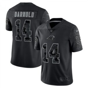 Sam Darnold Carolina Panthers RFLCTV Limited  - Black