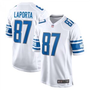 Sam Laporta Detroit Lions Game  - White